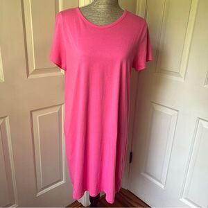 NWT J. Crew Factory Pink T Shirt Dress Medium